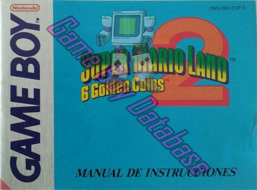 Super Mario Land 2: 6 Golden Coins  ESP-2 Front of the booklet