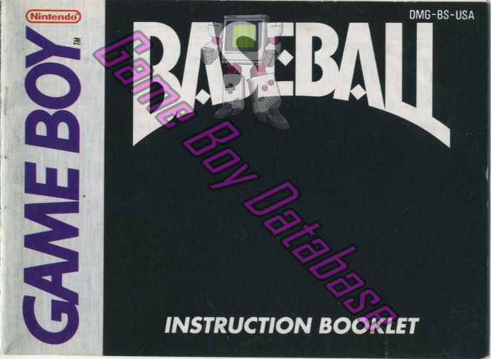 Baseball USA Front of the booklet