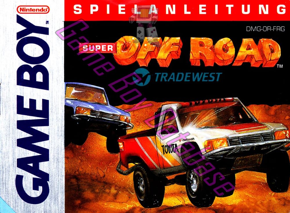 Super Off Road FRG Front of the booklet