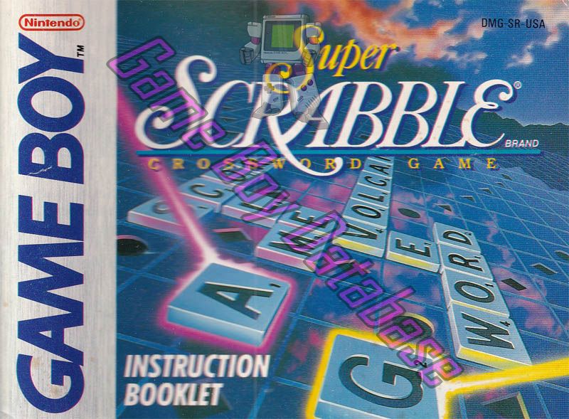 Super Scrabble USA Front of the booklet