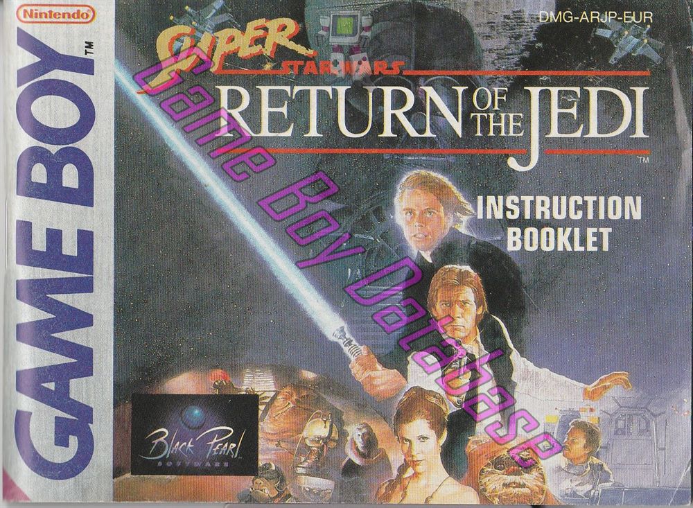 Star Wars Return of the Jedi (Super) EUR Front of the booklet