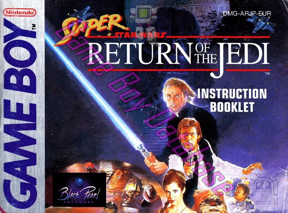 Star Wars Return of the Jedi (Super) EUR-1 Front of the booklet