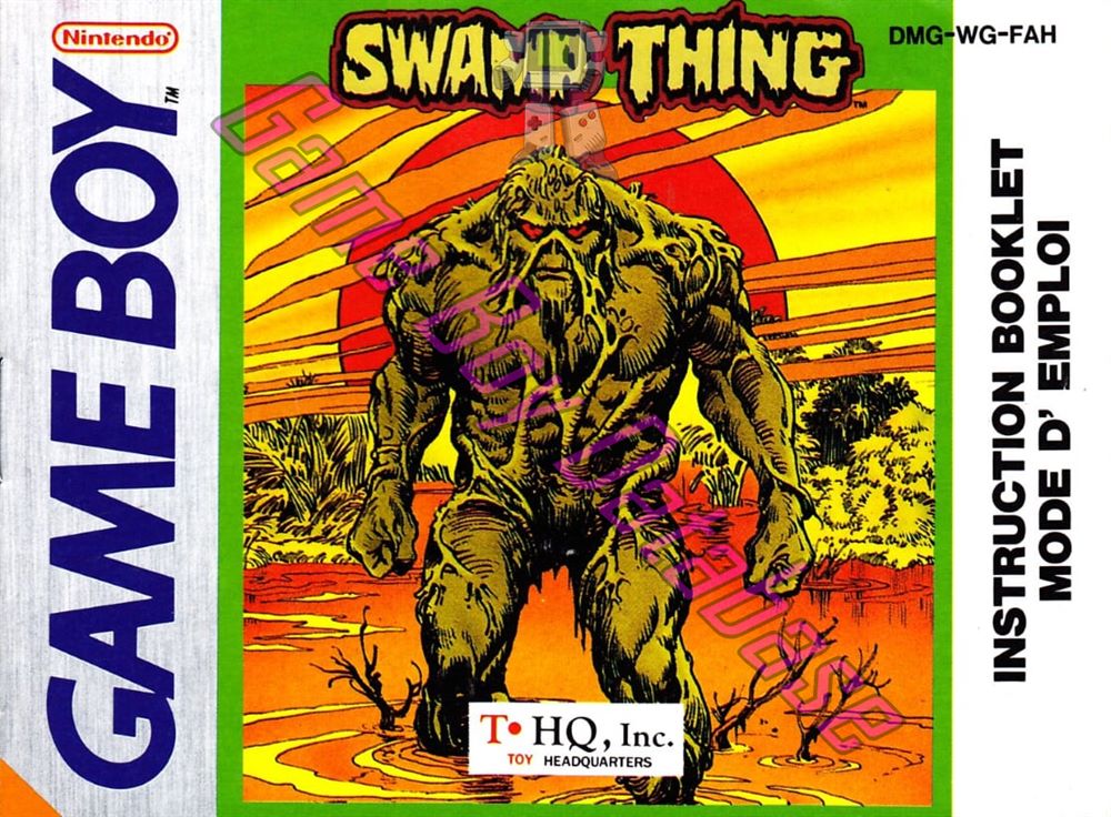 Swamp Thing FAH Front of the booklet