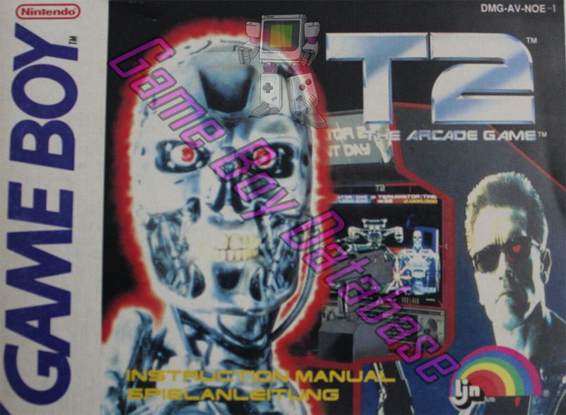 T2 the Arcade Game NOE-1 Front of the booklet