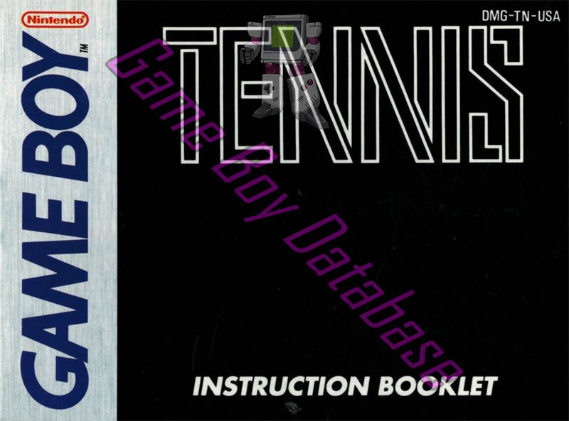 Tennis USA Front of the booklet