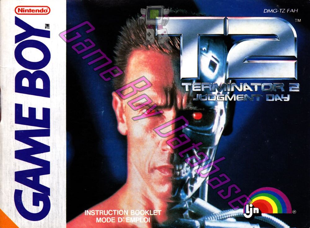 T2 Terminator 2 Judgment Day FAH Front of the booklet