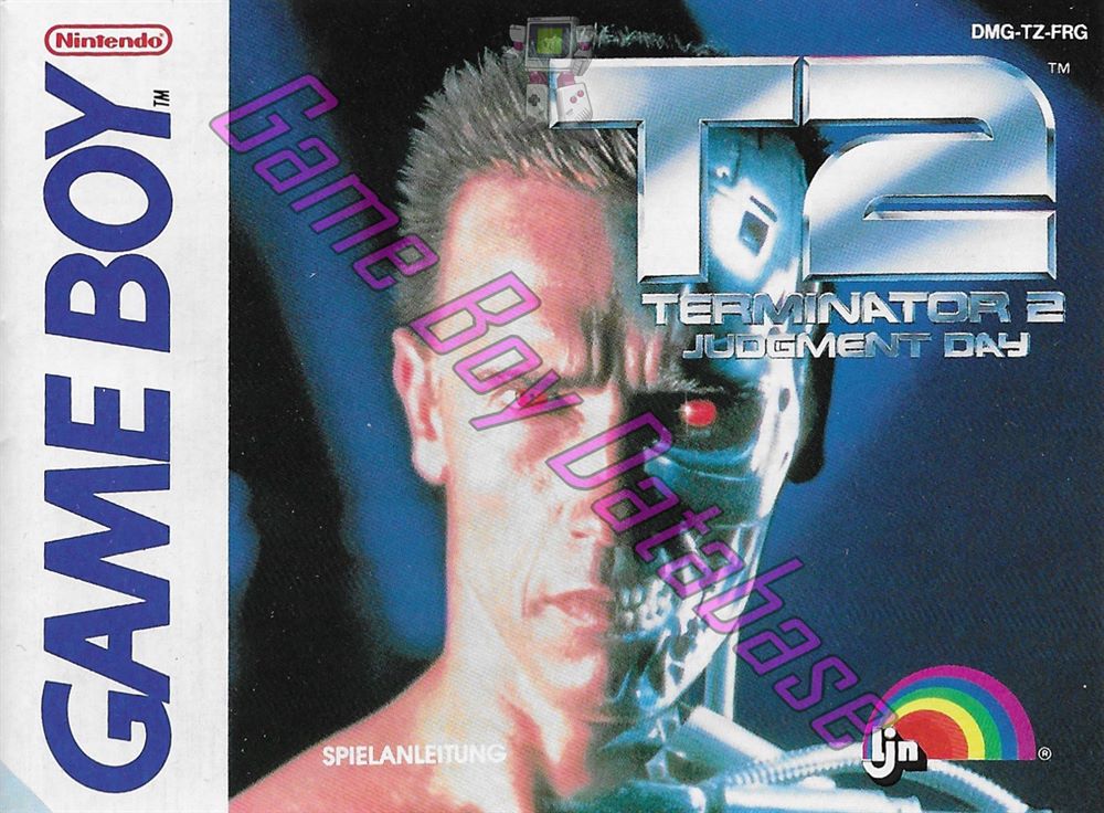 T2 Terminator 2 Judgment Day FRG Front of the booklet