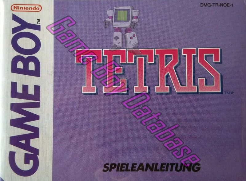 Tetris NOE Front of the booklet