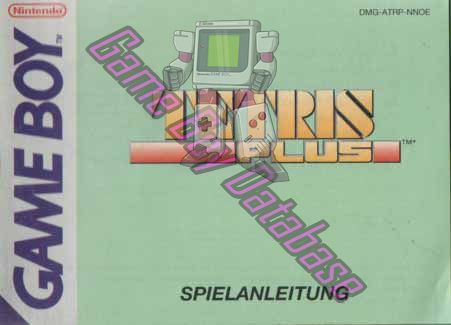 Tetris Plus NNOE Front of the booklet