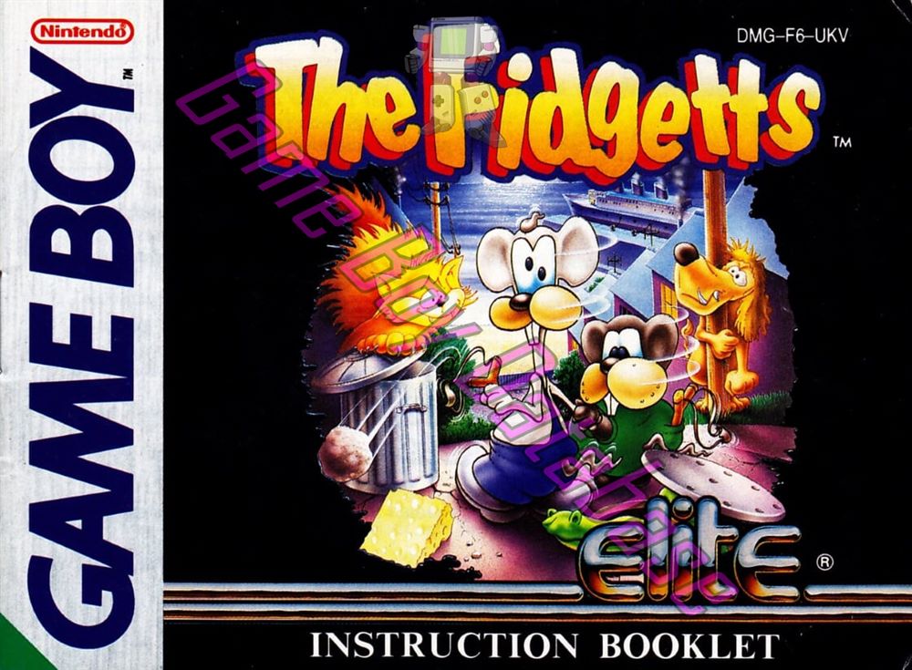 Fidgetts (the) UKV Front of the booklet