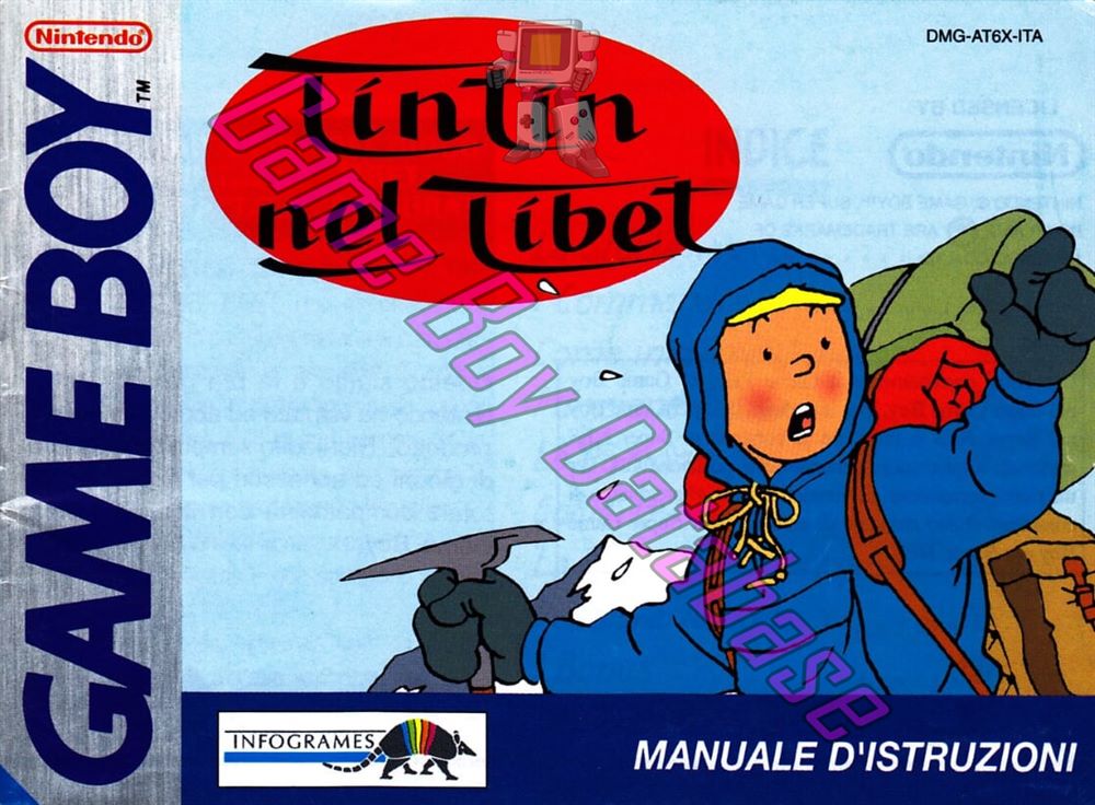 Tintin nel Tibet ITA Front of the booklet