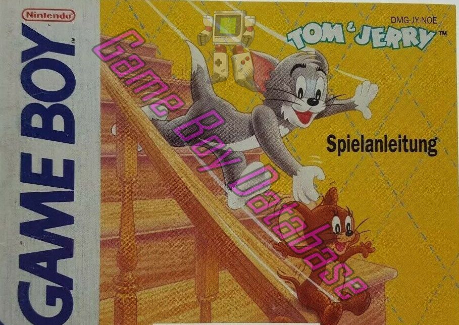 Tom & Jerry NOE Front of the booklet