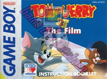 Tom & Jerry Frantic Antics SCN Front of the booklet