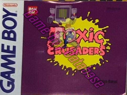 Toxic Crusaders USA Front of the booklet