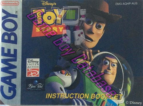 Toy Story (Disney's) AUS Front of the booklet