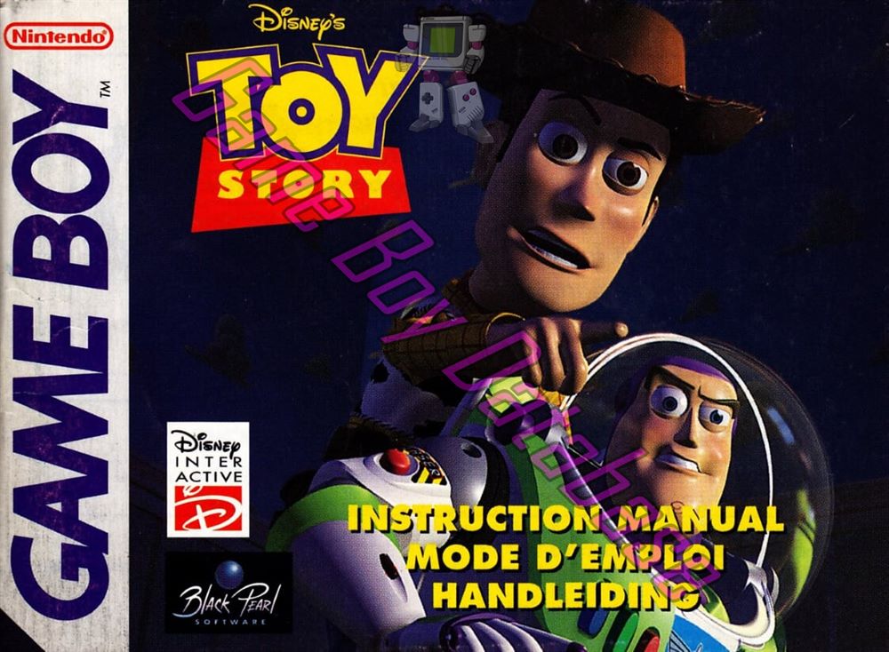 Toy Story (Disney's) EUR Front of the booklet