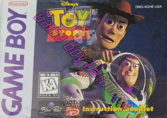 Toy Story (Disney's) USA Front of the booklet