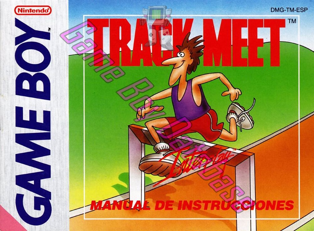 Track Meet ESP Front of the booklet