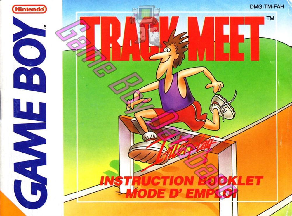 Track Meet FAH Front of the booklet