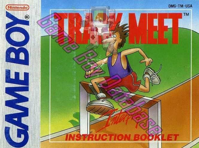 Track Meet USA Front of the booklet