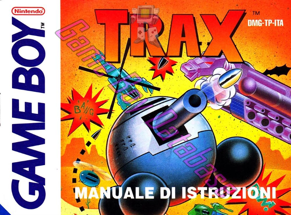 Trax ITA Front of the booklet