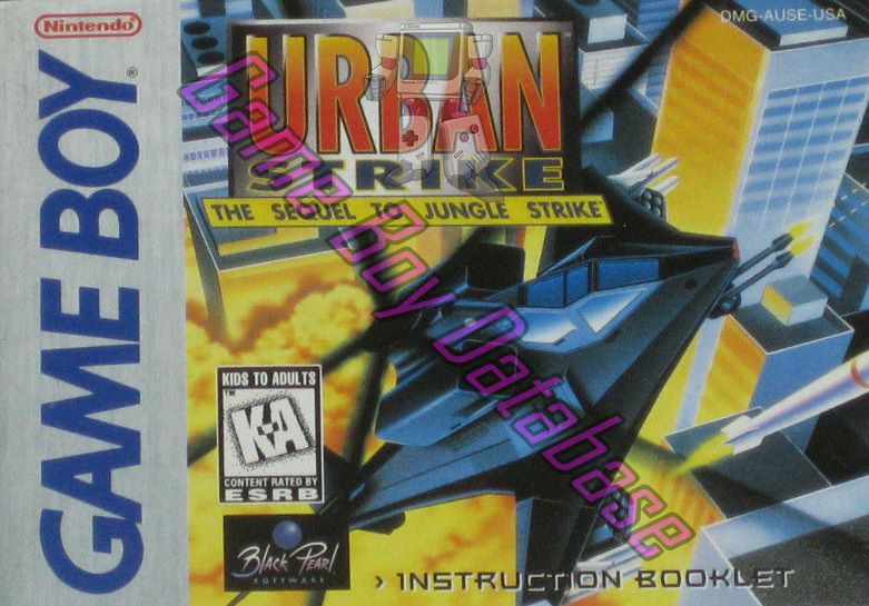 Urban Strike USA Front of the booklet