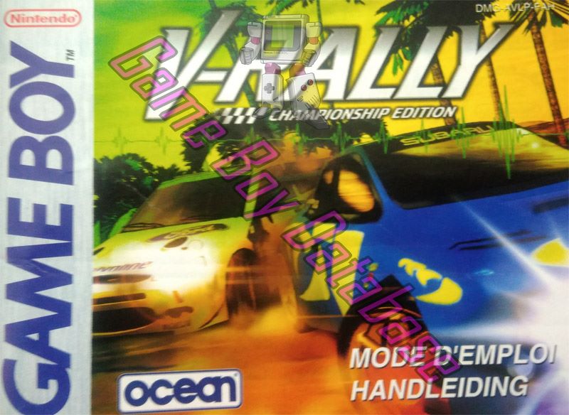 V-Rally Championship Edition FAH Front of the booklet