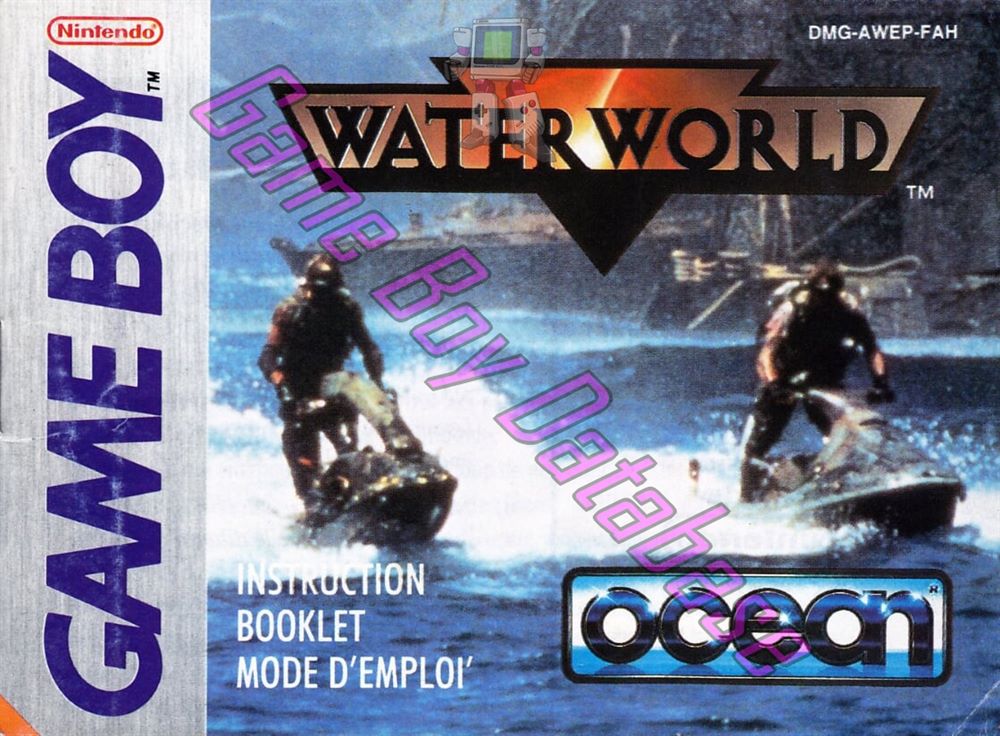 WaterWorld FAH Front of the booklet