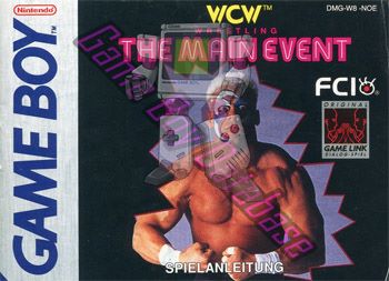 WCW the Main Event NOE Front of the booklet