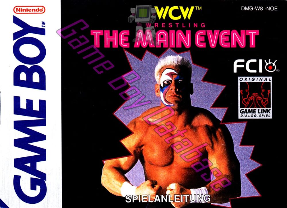 WCW the Main Event NOE-1 Front of the booklet