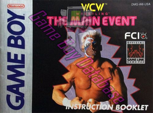 WCW the Main Event USA Front of the booklet