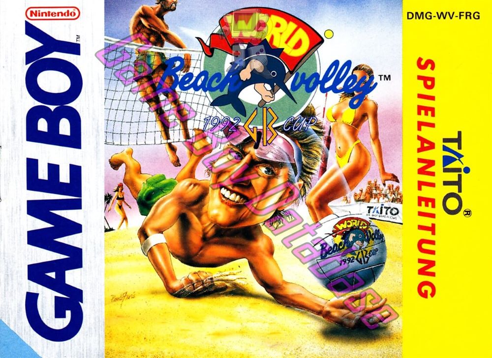 World Beach Volley FRG Front of the booklet