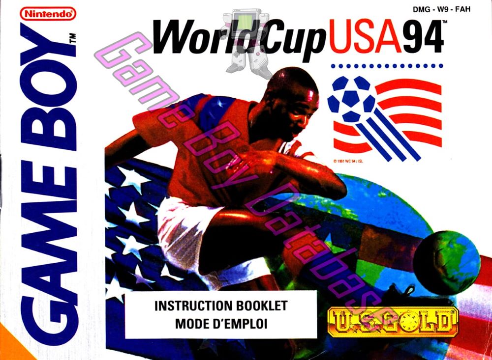 World Cup USA 94 FAH Front of the booklet