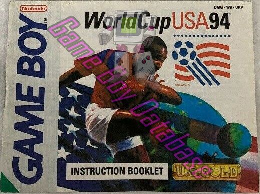 World Cup USA 94 UKV Front of the booklet