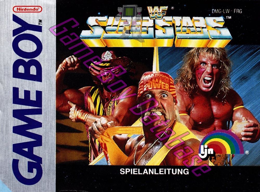 WWF Superstars FRG Front of the booklet