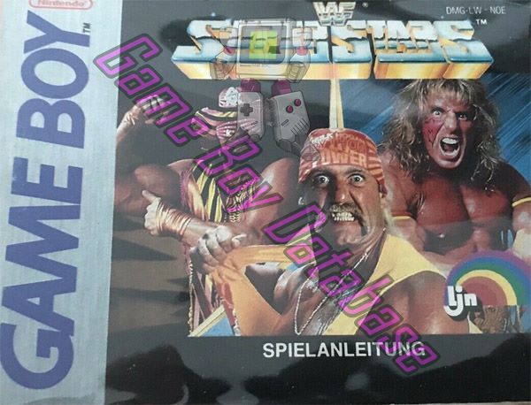 WWF Superstars NOE Front of the booklet