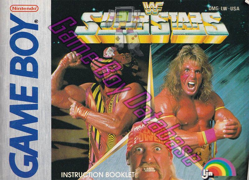 WWF Superstars USA Front of the booklet