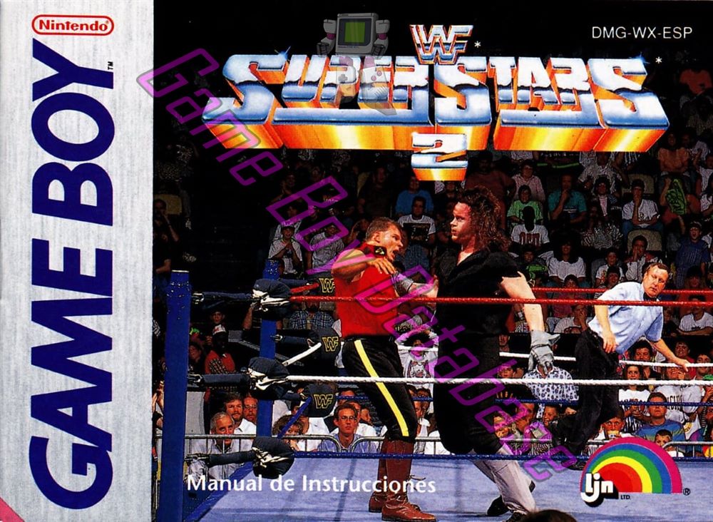 WWF Superstars 2 ESP Front of the booklet