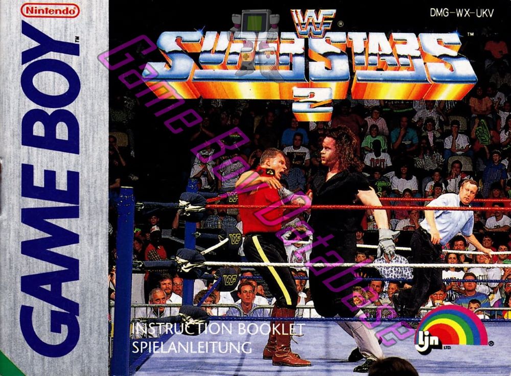 WWF Superstars 2 UKV Front of the booklet