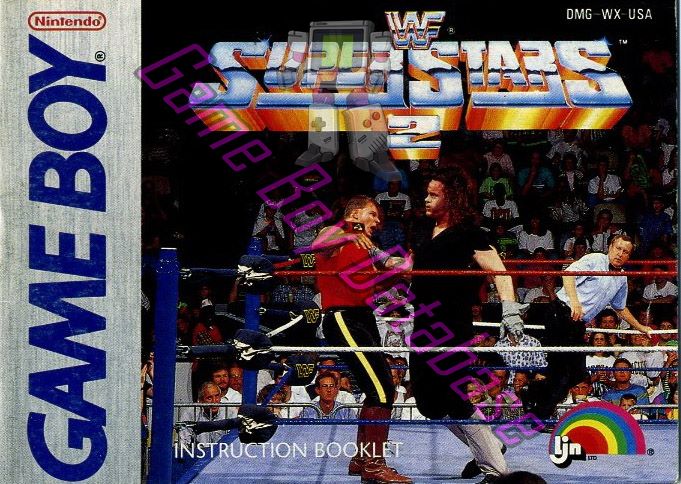 WWF Superstars 2 USA Front of the booklet