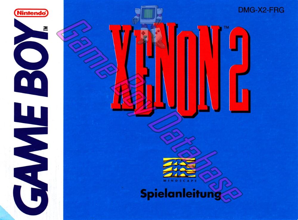 Xenon 2 FRG Front of the booklet