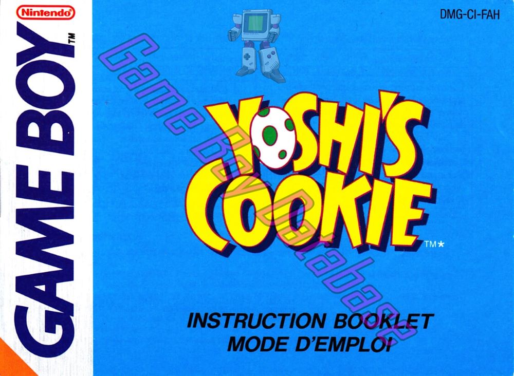 Yoshi's Cookie FAH Front of the booklet