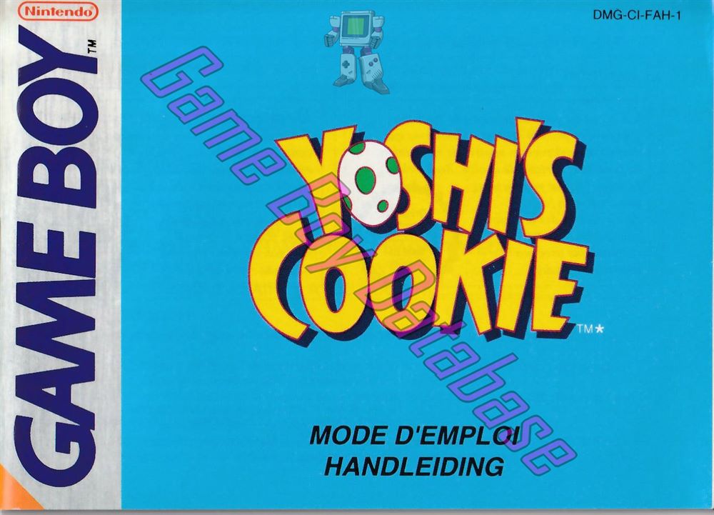 Yoshi's Cookie FAH-2 Front of the booklet