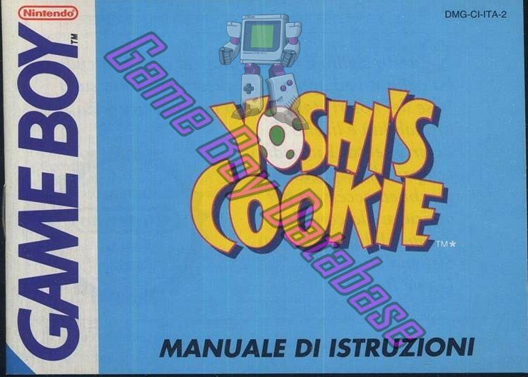 Yoshi's Cookie ITA-2 Front of the booklet