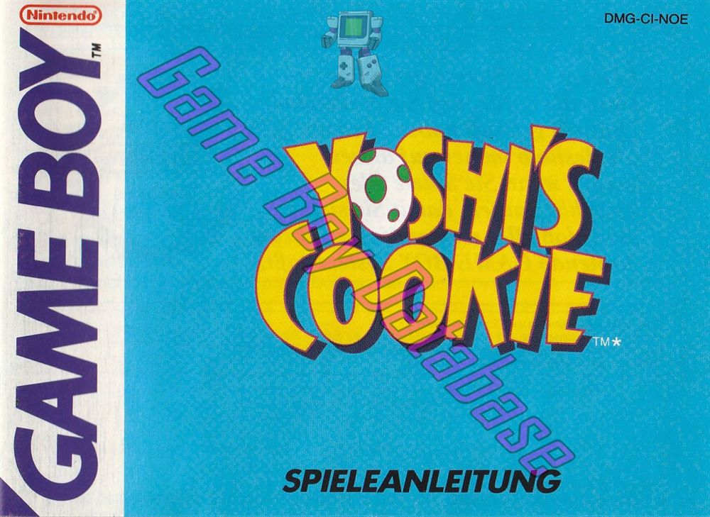 Yoshi's Cookie NOE Front of the booklet