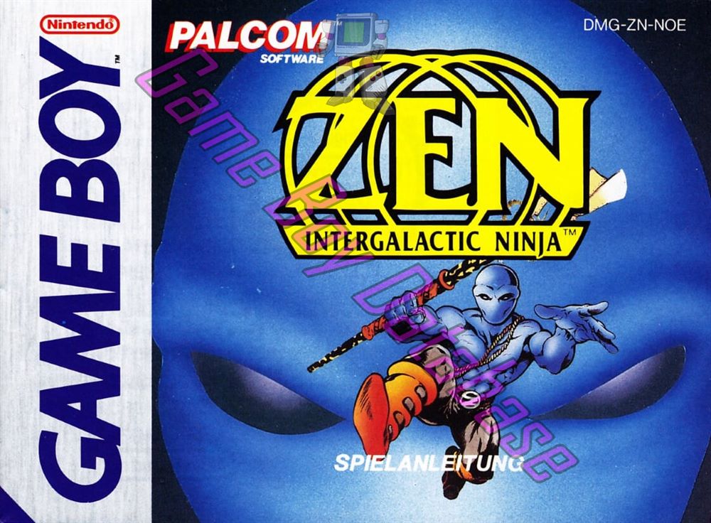 Zen Intergalactic Ninja NOE Front of the booklet