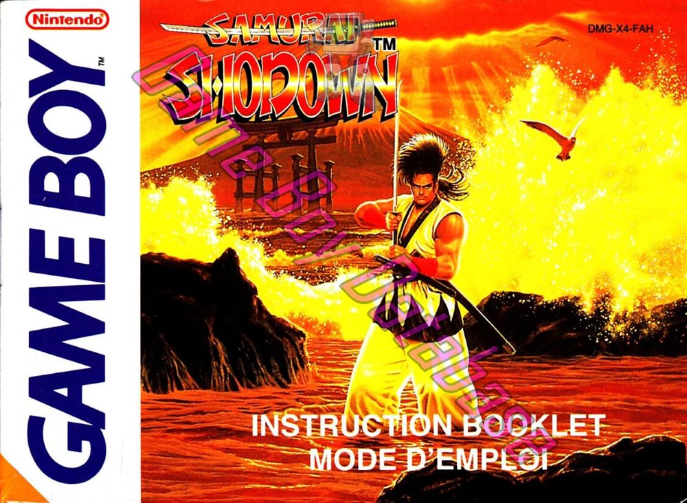 Samurai Shodown FAH Front of the booklet