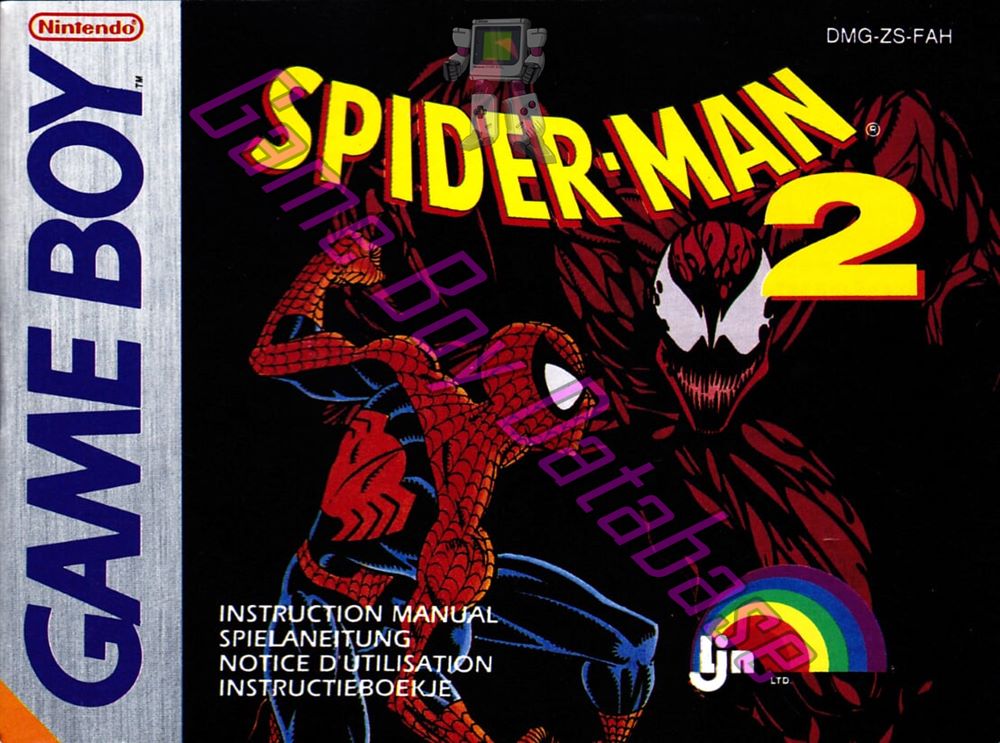 Spider-Man 2 FAH Front of the booklet