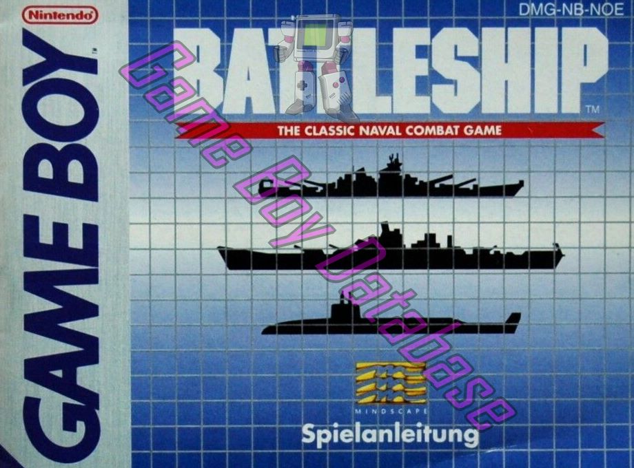 Battleship NOE Front of the booklet