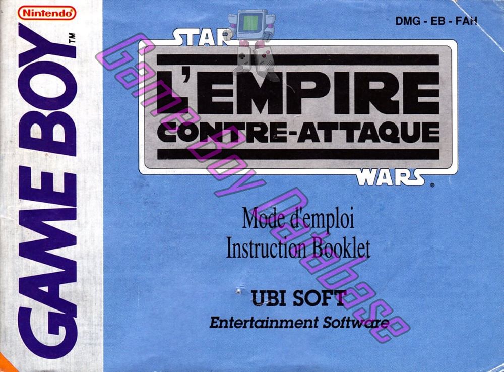 Star Wars l'Empire Contre-Attaque FAH Front of the booklet